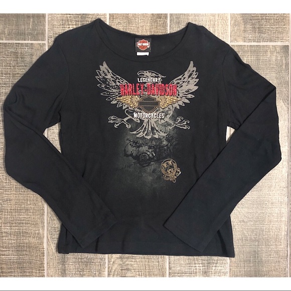 Harley-Davidson Tops - [Harley Davidson] Authentic Long-sleeve tee